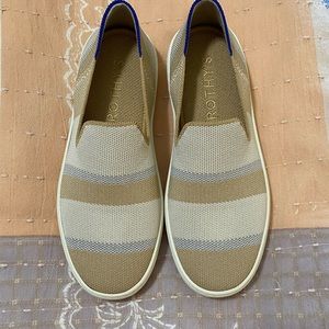 {Rothy’s} Birch Stripe The Sneaker size 6 *rare*
